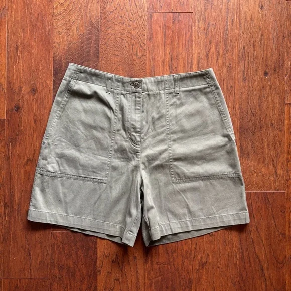 Vintage Jones New York Army Green Safari Shorts | Size 10 - Picture 3 of 8